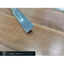 Aluminium Profiles T Shape Transition Tile Trim with Silver Color